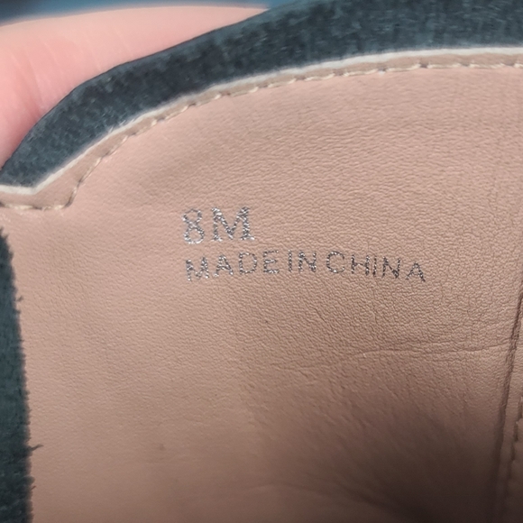 Linea Paolo Black Leather Freshton High Top Wedge Sneakers 8 - Picture 10 of 12